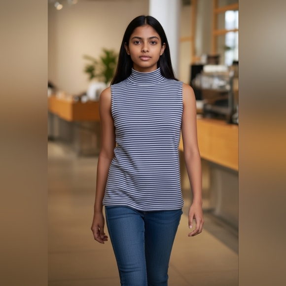 bobeau Tops - Nordstrom Tank NWT Cotton Nautical Size S